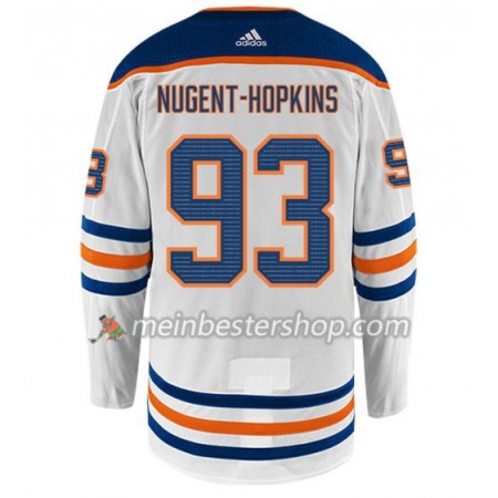 Edmonton Oilers NUGENT-HOPKINS 93 Adidas Weiß Trikot Authentic - Herren